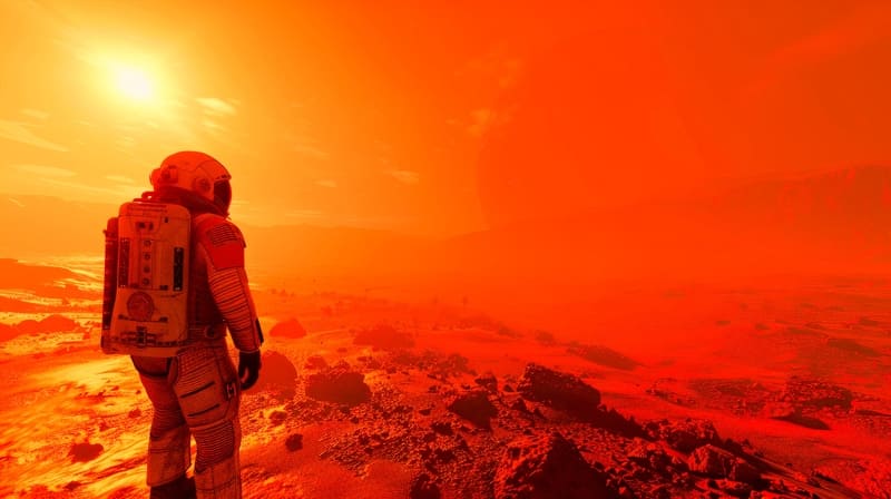 On Mars