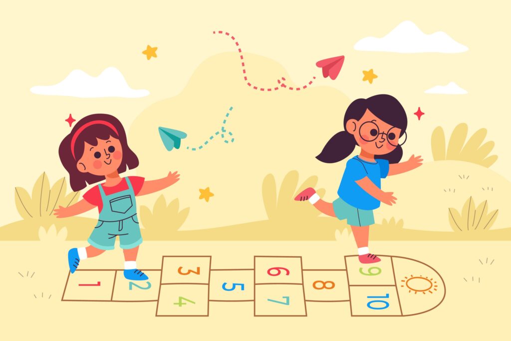 como jogar amarelinha