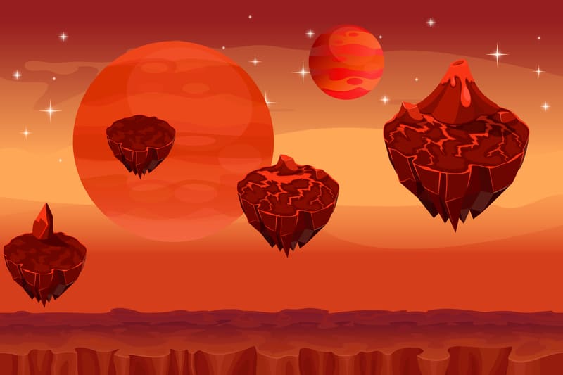 On Mars